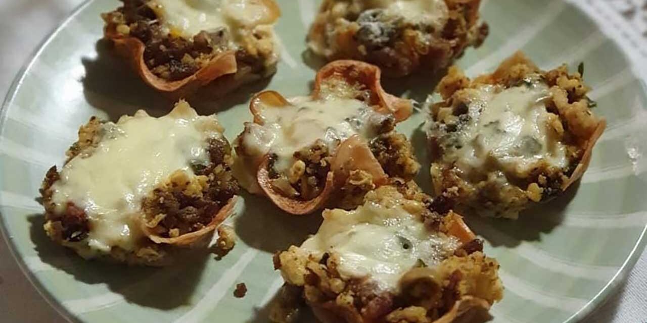 Receita de Cestinhas Proteicas – Nutricionista Paty Ayres Receita de Cestinhas Proteicas - Nutricionista Paty Ayres