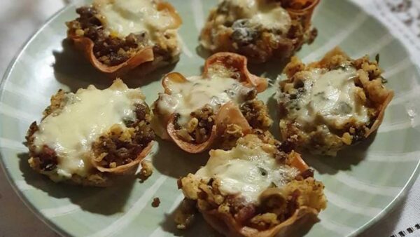 Receita de Cestinhas Proteicas – Nutricionista Paty Ayres Receita de Cestinhas Proteicas - Nutricionista Paty Ayres