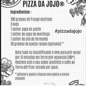 Receita de Massa de Pizza da Jojo