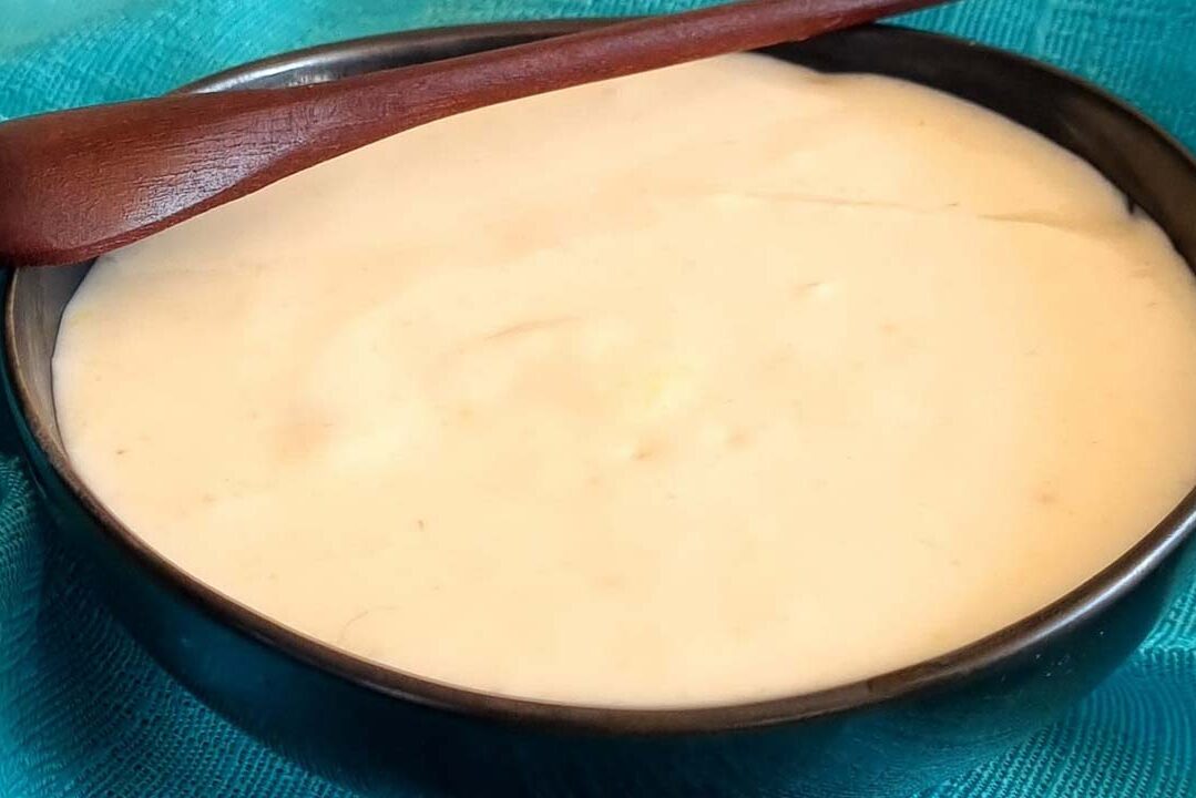 Receita de Pasta de Alho Proteica Imagem de Receita de Pasta de Alho Proteica já pronta, elaborada por Paty Ayres.