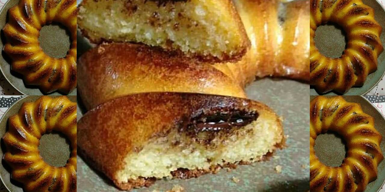 Receita de Bolo de Coco com Chocolate- Por Paty Ayres