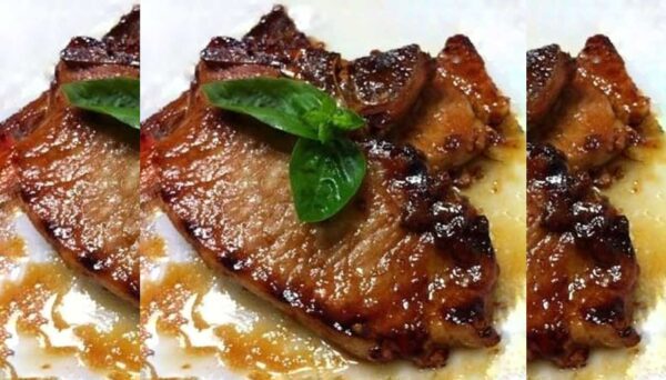 Receita de Bisteca Suína Caramelizada Receita de Bisteca Suína Caramelizada - Por Paty Ayres